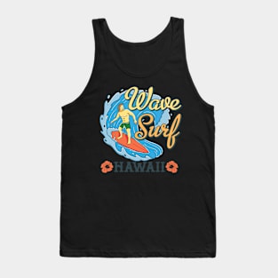 Wave Surf Hawaii Tank Top